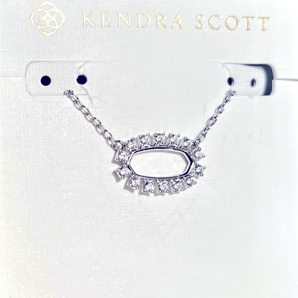 Kendra Scott Necklace/Choker Pretty Silver Bling Necklace